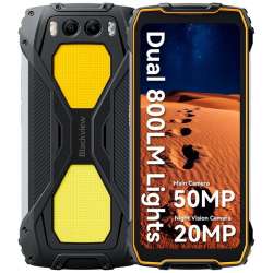 Blackview BV7300 6GB/256GB Negro/Naranja con luz de camping