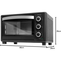 Cecotec Horno de sobremesa Bake&Toast 2300 Black, 23 L, 1500 W