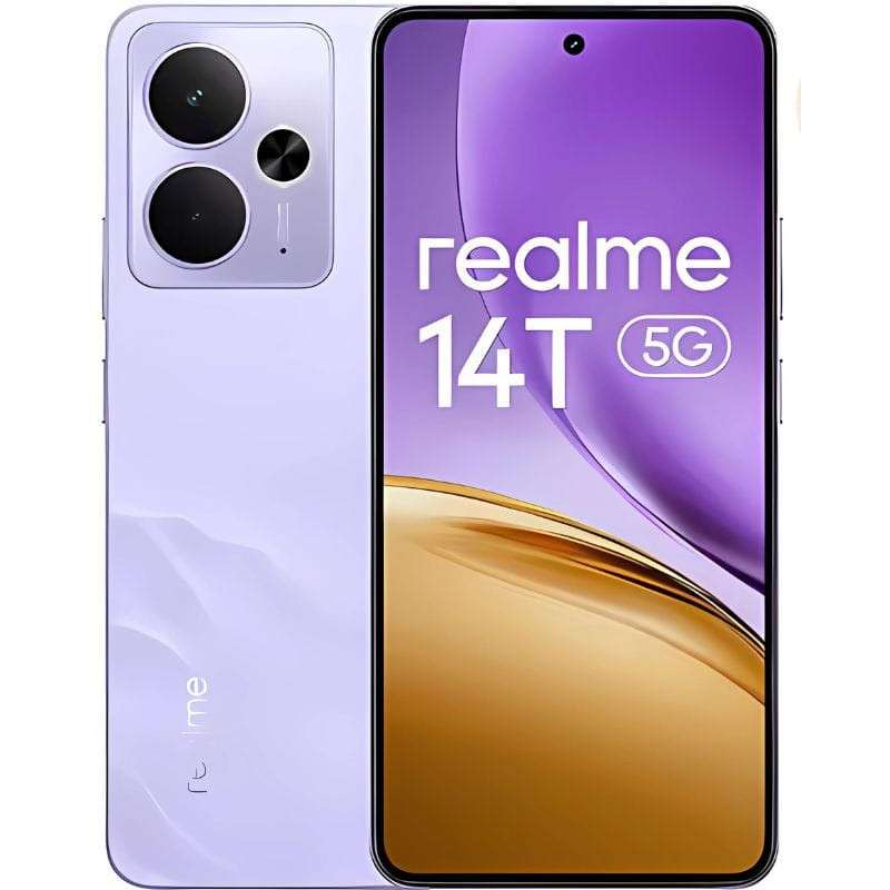 Realme 14T 5G 8GB/256GB en Negro/Lila