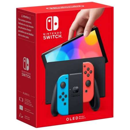 Nintendo Switch OLED 64GB Azul / Rojo Neón