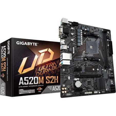 Placa Base Gigabyte A520M S2H Socket AM4/ Micro ATX