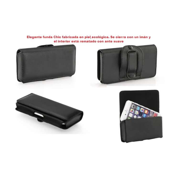 FUNDA UNIVERSAL TELEFONO PARA CINTURON hasta 6.8"