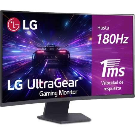 Monitor Curvo LG 32GS60QC-B 31.5" VA Quad HD 180Hz Negro