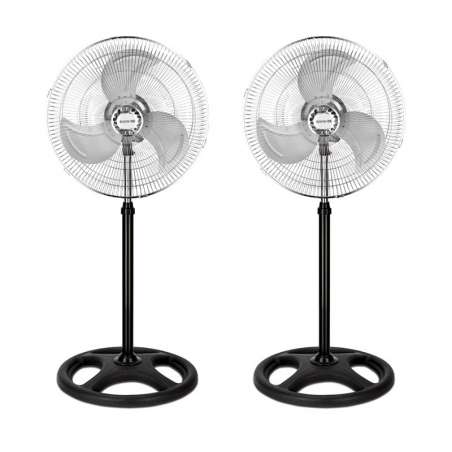 Ventilador de pie 18", 80W- Pack de 2 unidades. ELECTROTEK ET-F18SF