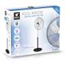 Ventilador de pie 20", 3 velocidades, 160W. THULOS TH-KB15