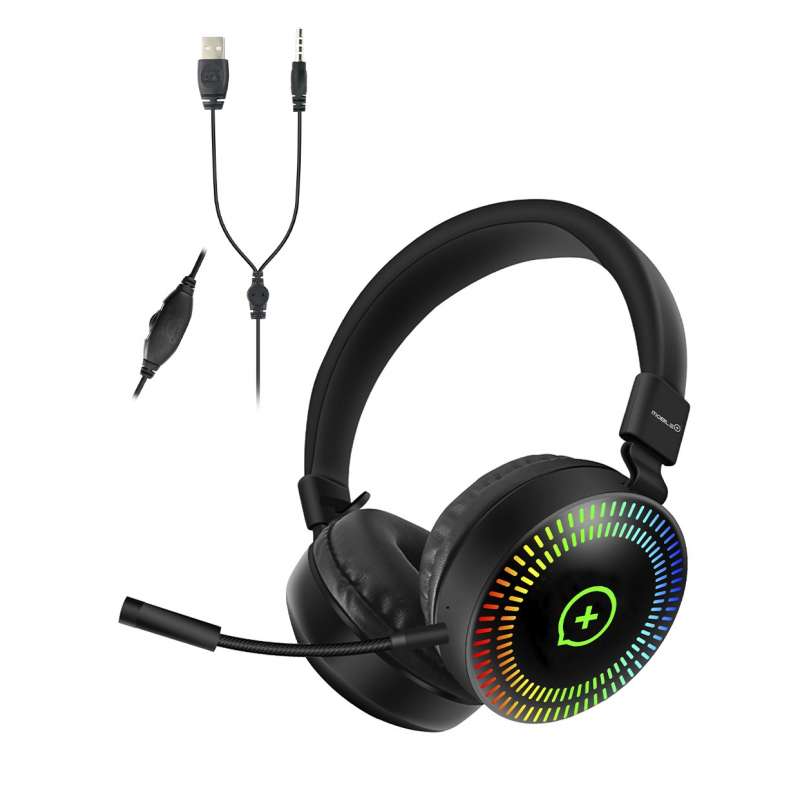 Auriculares Gaming 3D, Surround 7.,1 Micrófono y Ajuste de volumen. MOBILE+ MB-HP35