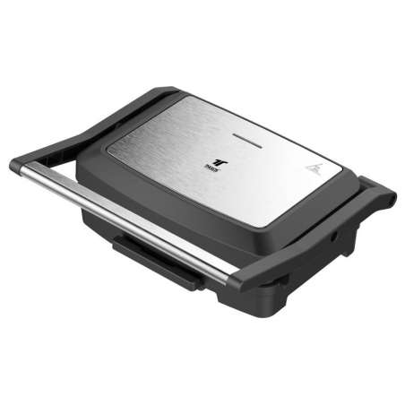 Grill Panini revestimiento antiadherente, 1000W, apertura 105º. THULOS TH-GP214