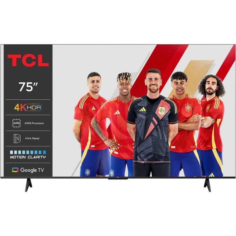 TV TCL 75P6K 75" LED 4K UHD Negra