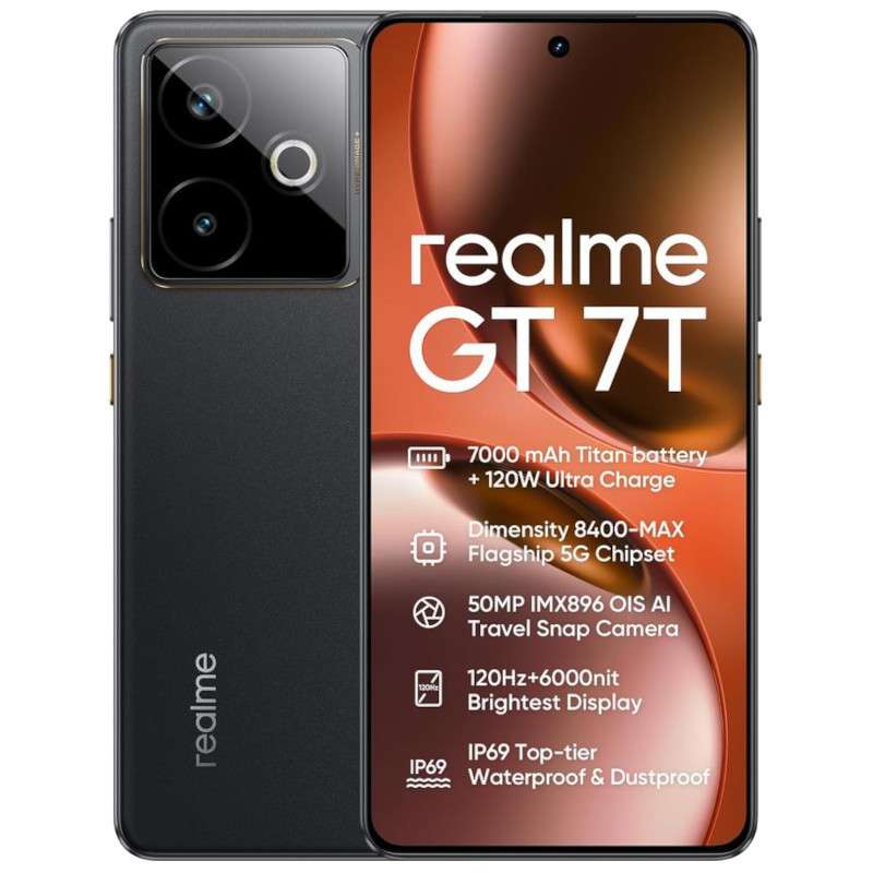 Realme GT 7T 5G 12GB/512GB Negro