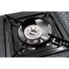 Cocina portátil dual, funciona con cartucho de gas o botella de gas externa. THULOS TH-GS019