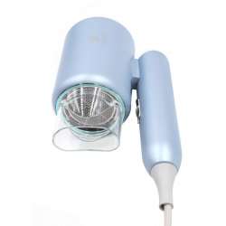 Secador de pelo, tecnología iónica, 1800W, mango plegable ideal para viajes