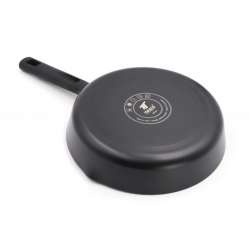 Juego de 3 sartenes boca de doble vertido, inducción completa, Ø20, Ø24 Y Ø28. THULOS TH-FPS348 VISEU