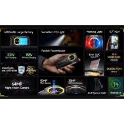 Ulefone Armor Mini 20 (4.7") 256GB - Negro