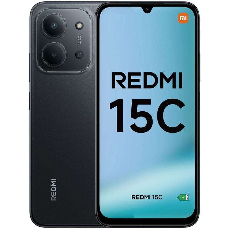 Xiaomi Redmi 15C 8GB/256GB Negro, Azul y Verde