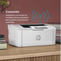 Impresora Láser Monocromo HP LaserJet M110w/ WiFi/ Blanca