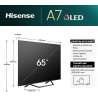 TV Hisense 65" QLED 4K UHD - 65A7NQ