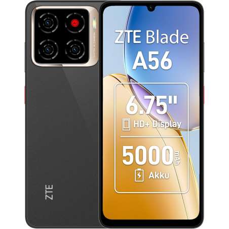 ZTE Blade A56 4GB/ 64GB/ 6.75"/ Negro o Oro