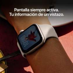 Apple Watch SE 3 GPS+Cellular Caja de Aluminio blanco estrella de 44 mm y correa deportiva blanco estrella