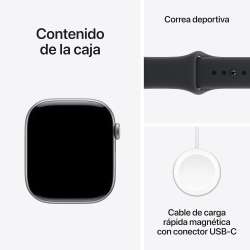 Apple Watch Series 11 GPS + Celular 46mm Aluminio Oro Rosa con Correa Deportiva Rosa Claro M/L