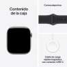 Apple Watch Series 11 GPS + Celular 46mm Aluminio Oro Rosa con Correa Deportiva Rosa Claro M/L