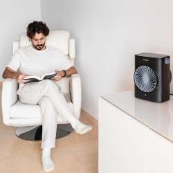 Termoventilador bajo consumo Cecotec Readywarm 2070 Max Force 2000W Negro