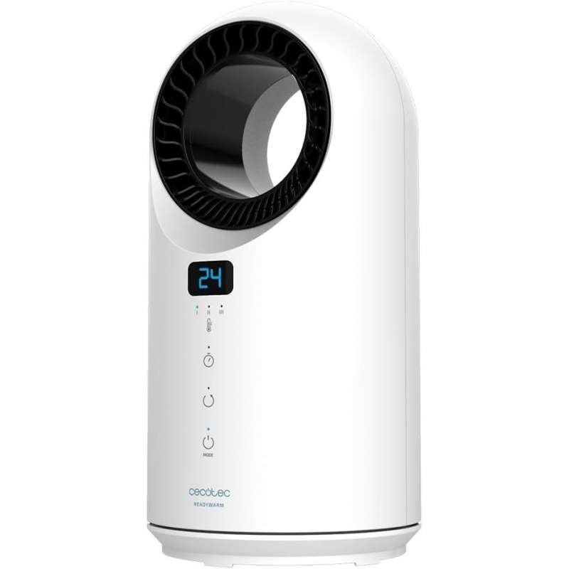 Cecotec Calefactor Bajo Consumo Ready Warm 8200 Bladeless. Potencia 1500 W, Mando a Distancia