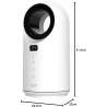 Cecotec Calefactor Bajo Consumo Ready Warm 8200 Bladeless. Potencia 1500 W, Mando a Distancia