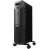 Cecotec Radiador Eléctrico de Aceite ReadyWarm 5000 Space Black. 5 Módulos, Bajo Consumo, 1000 W