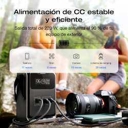 Estación de Energía Portátil EcoFlow TRAIL 200 DC