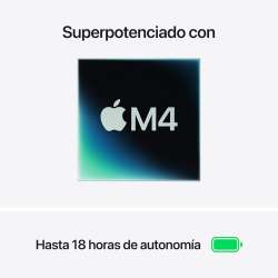 Apple Macbook Air 13,6"/ M4 10-Core CPU/ 24GB/ 512GB SSD/ 8-Core GPU/ Azul