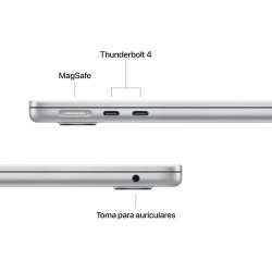 Apple Macbook Air 13,6"/ M4 10-Core CPU/ 24GB/ 512GB SSD/ 8-Core GPU/ Azul