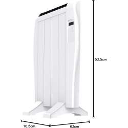 Cecotec Radiador Eléctrico Bajo Consumo Ready Warm 800 Thermal Connected. 4 Elementos, 600 W,