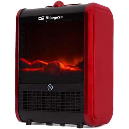 Chimenea Eléctrica Orbegozo CM 9015/ 2 niveles de potencia/ 750W-1500W