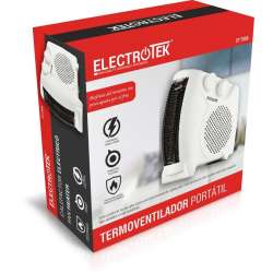 Calefactor eléctrico 2 ajustes de temperatura 1000/2000W