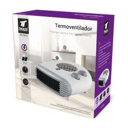 Termoventilador portátil, 2 posiciones de calor, 1000-2000W