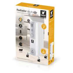 Radiador de Aceite de 7 elementos de calor. Potencia: 1500W