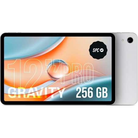 Tablet SPC Gravity 6 Pro 12" 6TH/ 6GB/ 256GB/ Octacore/ 4G/ Plata