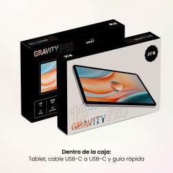 Tablet SPC Gravity 6 Pro 12" 6TH/ 6GB/ 256GB/ Octacore/ 4G/ Plata