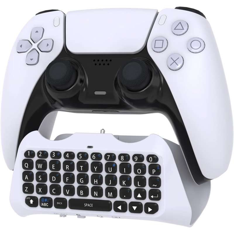 Teclado inalámbrico Bluetooth Game Chatpad para Playstation 5