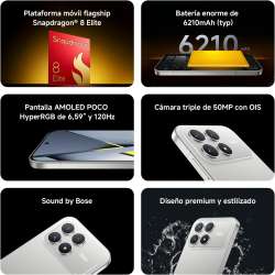 Xiaomi Poco F8 Pro 5G 12GB/512GB   azul o  Gris