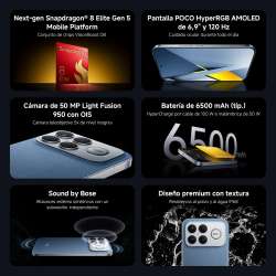 Xiaomi Poco F8 Ultra 5G 12GB/256GB Azul o negro