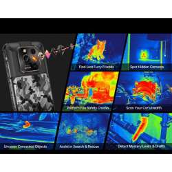 Ulefone Rugone Xever 7 Pro 5G 24GB/512GB, camara termica Negro