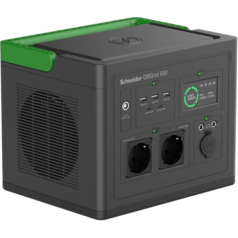 Estación de Energía Portátil APC Schneider OffGrid 500 517Wh Gris