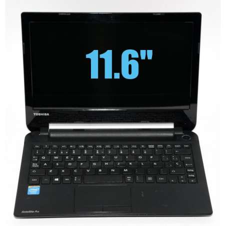 Portátil Reacondicionado Toshiba Satellite Pro nb10-A-105 Celeron n2830/40 11,6" 4gb 500gb Hdd  w10p
