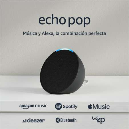 Amazon Echo Pop 1ª Generación Antracita Negro