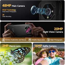 Ulefone Armor X32 12GB/128GB en negro, verde o naranja