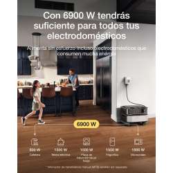 Estación de energía portátil EF ECOFLOW DELTA Pro Ultra de 6144 Wh y 6900 W de CA