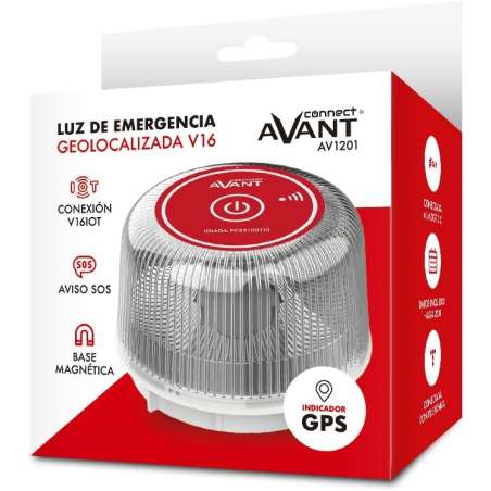LOTE DE 5 baliza de emergencia para coche Avant V16 Connected AV1201