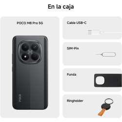 Xiaomi POCO M8 Pro 8GB/ 256GB/ 6.83"/ 5G/ Negro, Verde y Plata