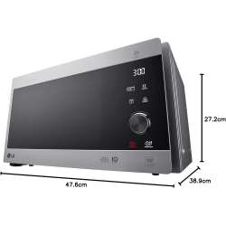 Microondas LG gris de 1150 W y 25 L - MH6565CPS